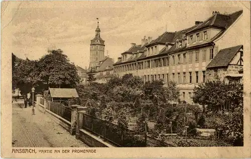 Ansbach - Partie an der Promenade -39566