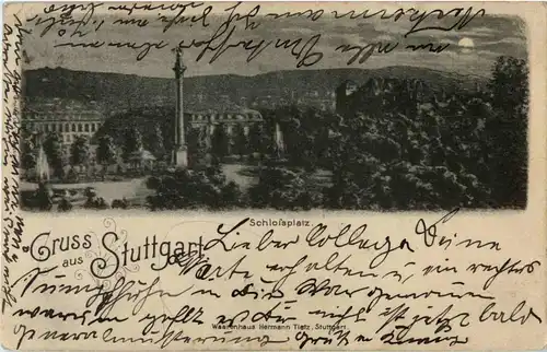 Gruss aus Stuttgart - Schlossplatz -39624