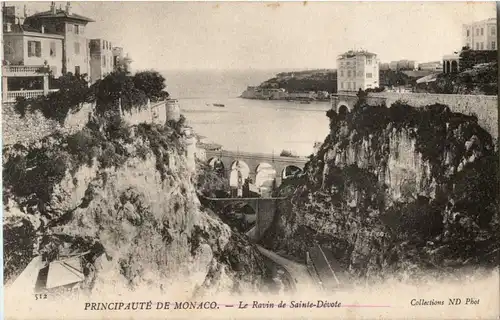 Monte-Carlo - Le Ravin de Sainte Devote -39146