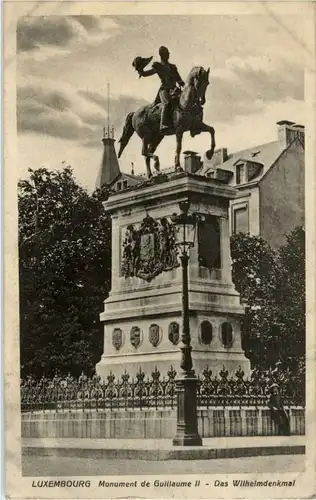 Luxembourg - Monument de Guillaume II -50322