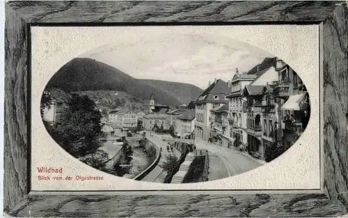 Wildbad - Blick von der Olgastrasse -39602