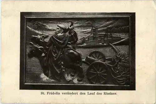 Bad Säckingen - St. Fridolin verändert den Lauf des Reines -39638