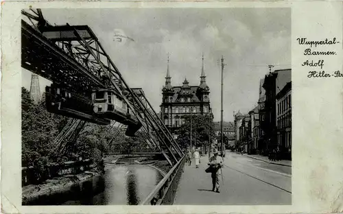 Wuppertal-Barmen - Adolf Hitler Strasse - Schwebebahn -39378