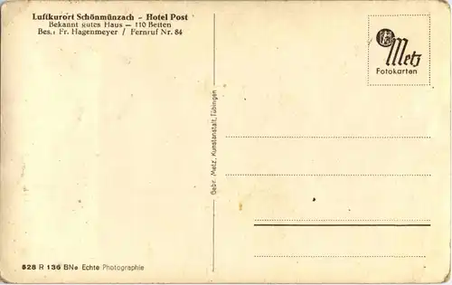 Schönmünzach - Hotel Post -39422