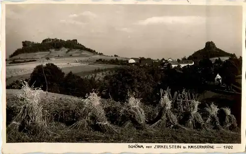 Schöna mit Zirkelstein und Kaiserkrone -39436