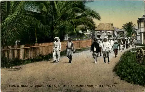 Island of Mindanao - Side street of Zamboanga Philippines -50543