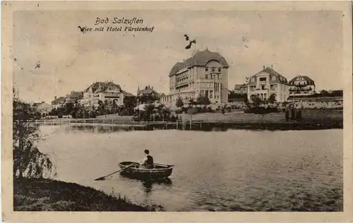 Bad Salzuflen - See mit Hotel Fürstenhof -39502