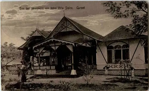 Indonesia Garoet - Een der paviljoens von hotel villa Dolce -50514