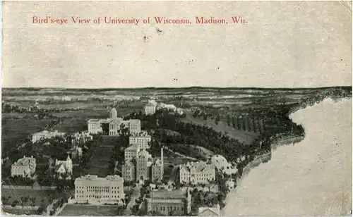 Madison - Birds Eye View University of Wisconsin -50744