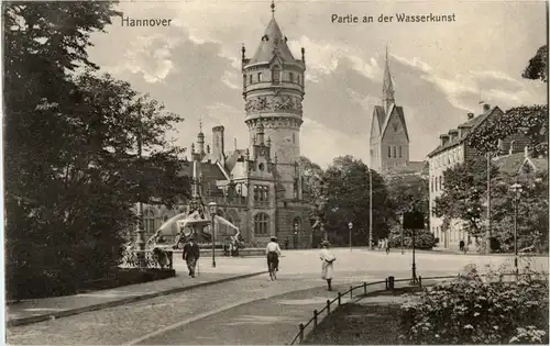 Hannover - Partie an der Wasserkunst -40428