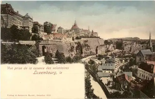 Luxembourg - Vue prise des caserne des volontaires -50258