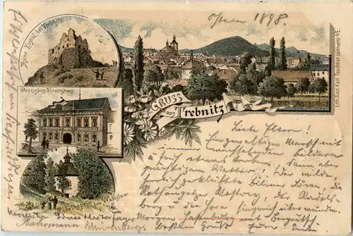 Gruss aus Trebnitz Litho -50521
