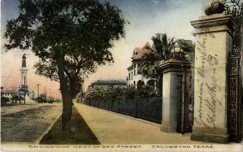 Galveston - Texas - Broadway West of 24th street -50750