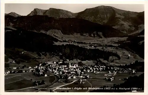 Oberstaufen, Allgäu mit Hochgrat und Rindalphorn -340398