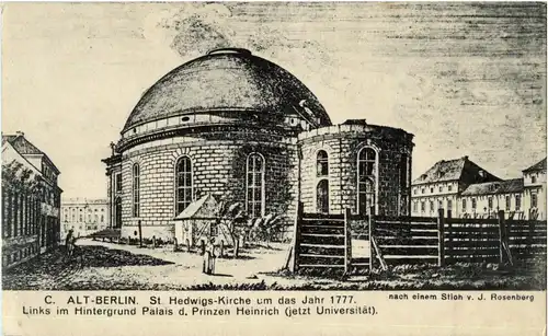 Berlin - St. Hedwigs-Kirche 1777 -40768