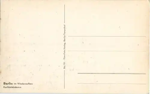 Berlin im Wiederaufbau - Kurfürstendamm -40788
