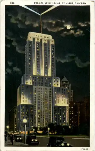 Chicago - Palmolive Building by Night -50708