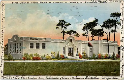 St. Petersburg Florida - Public school at Pasadena on the gulf -50762