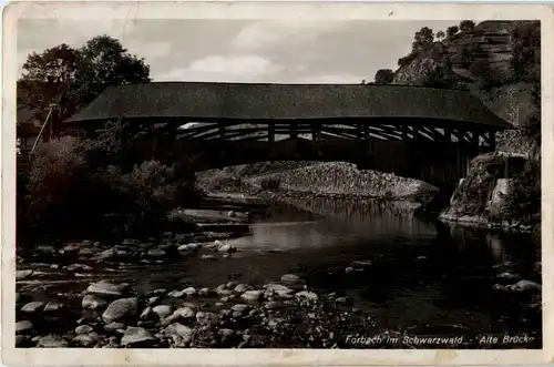 Forbach im Schwarzwald - Alte Brücke -40270