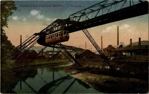 Schwebebahn Elberfeld - Barmen - Westend -40014