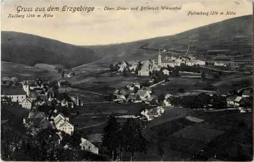 Gruss aus dem Erzgebirge - Ober-, Unter- und Böhmisch Wiesenthal -41226