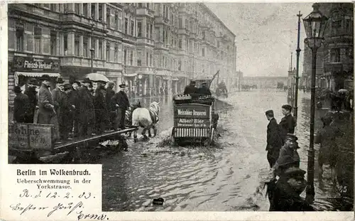 Berlin im Wolkenbruch - Überschwemmung -40590