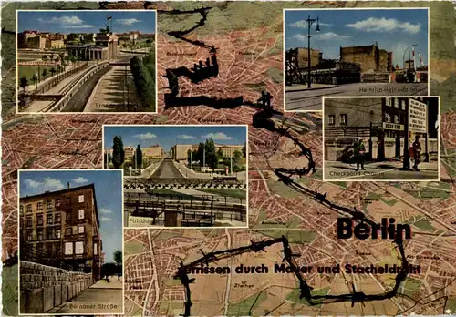 Berlin - Zerrissen durch Mauer und Stacheldraht -41136