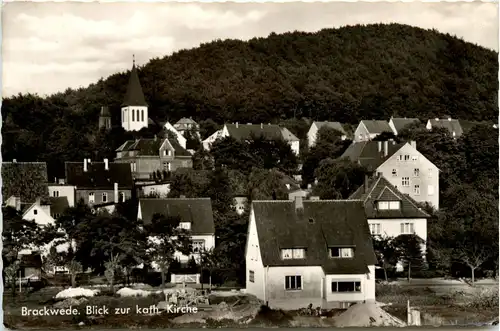 Brackwede - Blick zur kath. Kirche -412896