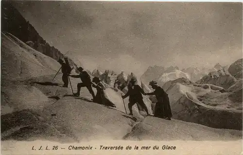 Chamonix - Traversee de la mer du Glace -412528