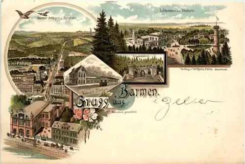 Gruss aus Barmen - Litho -413064