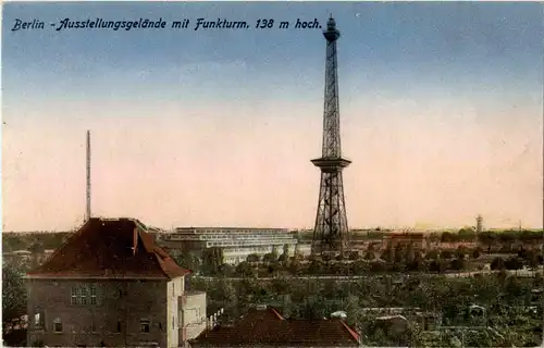 Berlin - Ausstellungsgelände mit Funkturm -40952