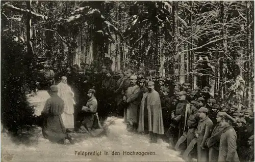 Feldpredigt in den Hochvogesen -412698