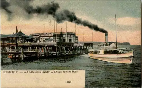 Heringsdorf - Abfahrt des Dampfers Wörth -41314