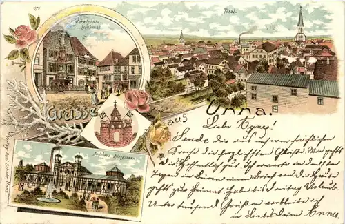 Gruss aus Unna - Litho -413122