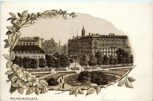 Berlin - Wilhelmsplatz - Litho -413006