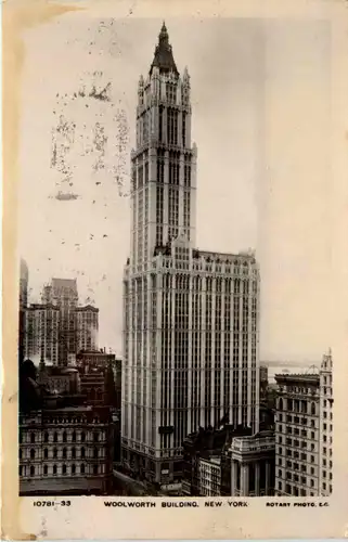 New York - Wollworth Building -413092