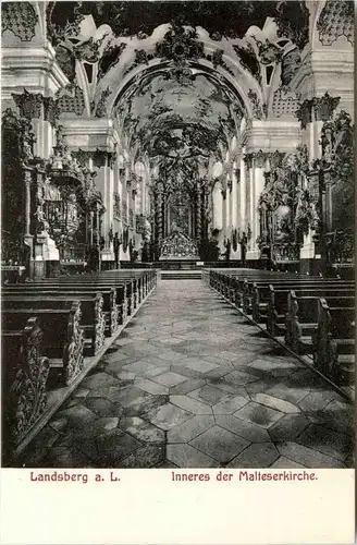 Landsberg am Lech - Inneres der Malteserkirche -413820