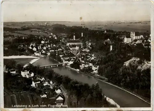 Landsberg am Lech - vom Flugzeug aus -413756