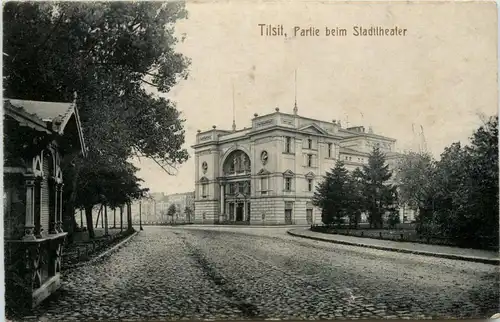 Tilsit - Partie bei der Stadtmauer -413612