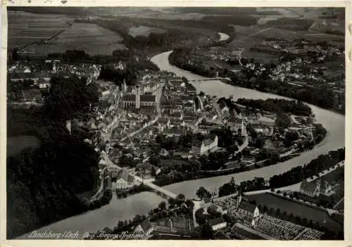 Landsberg am Lech - Fliegeraufnahme -413630