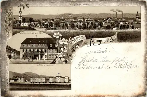Gruss aus Königsbrück - Litho -413148