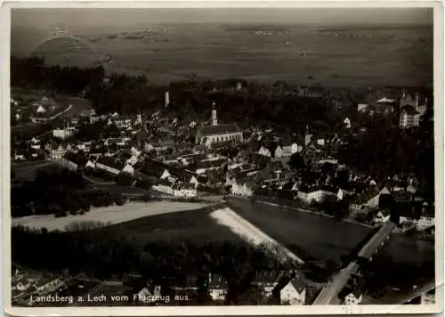 Landsberg am Lech vom Flugzeug aus -413636