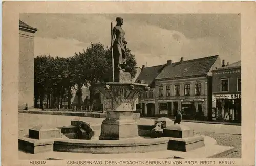 Husum - Asmussen Woldsen Gedächtnisbrunnen -414184