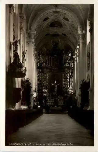Landsberg am Lech - Inneres der Stadtpfarrkirche -413818