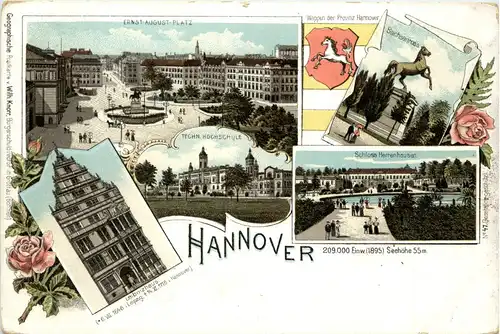 Gruss aus Hannover - Litho -414348