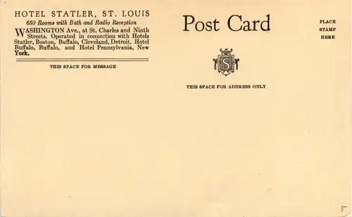 St. Louis - Hotel Statler -413090