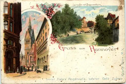 Gruss aus Hannover - Litho -413962