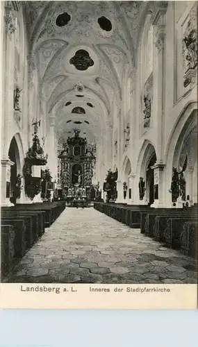 Landsberg am Lech - Inneres der Stadtpfarrkirche -413822