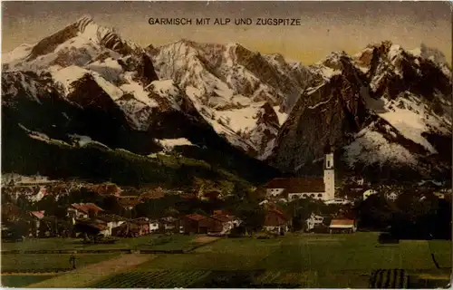 Garmisch mit Alp und Zugspitze -41444