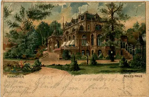 Gruss aus Hannover - Litho Bläser von Säckingen -414462